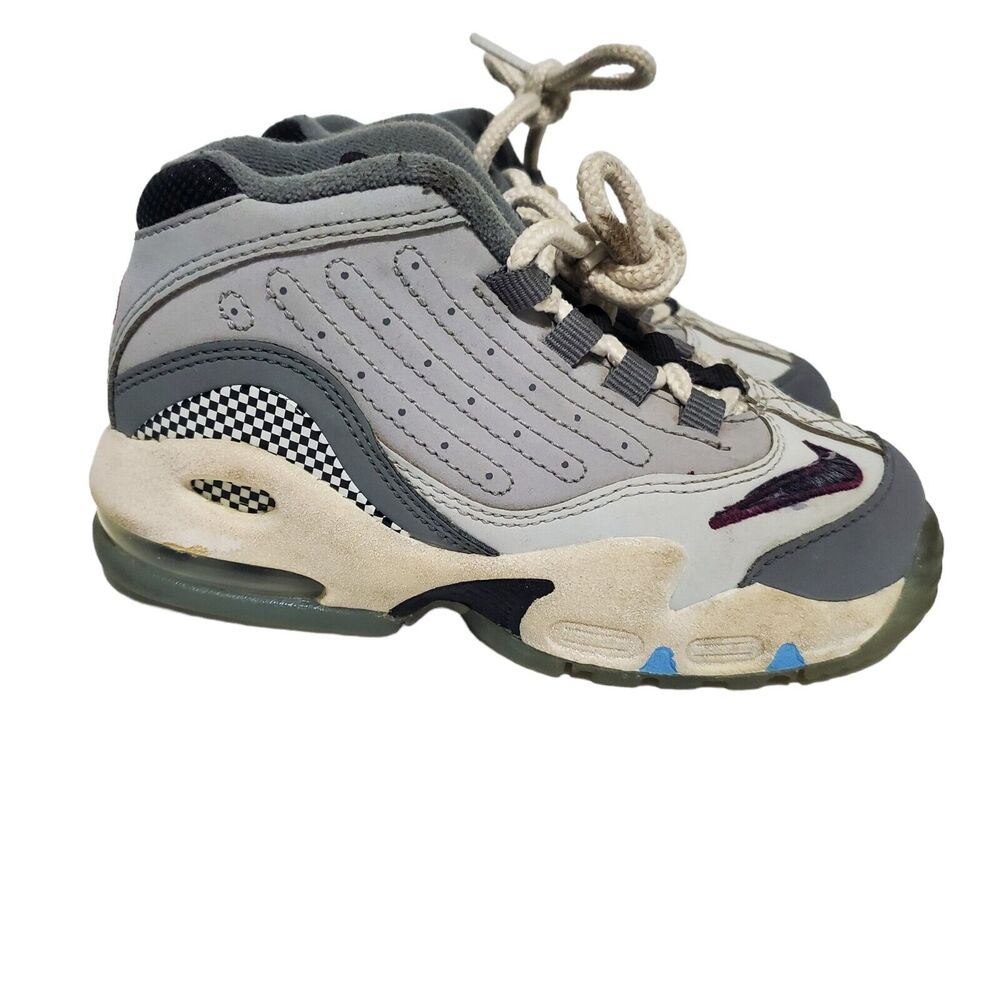 NIKE Air Griffey Max II 2 Baby Toddlers Shoes Size 9C Grey White Pink